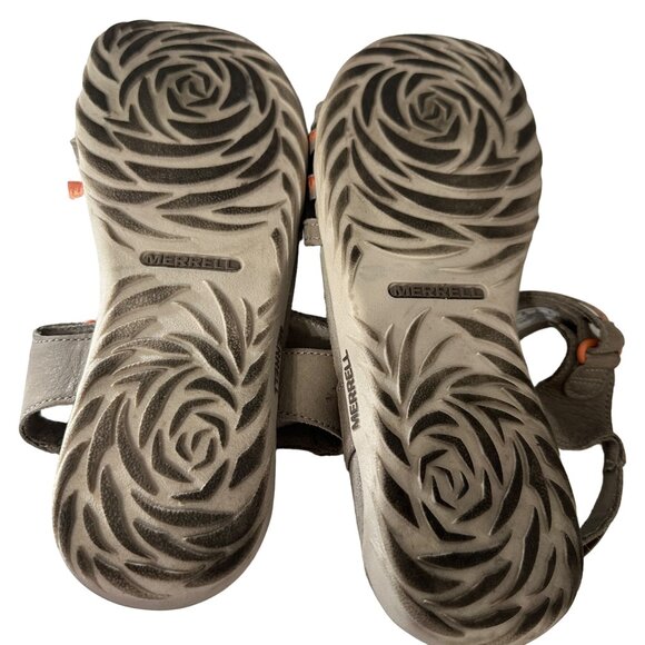 Merrell Moon women's sz 9 clay color performance footwear strappy sandals - Picture 3 of 5